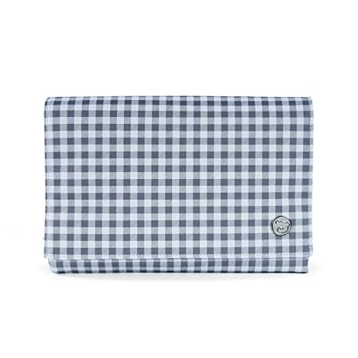 Pasito a pasito. Cambiador para Bebé Portátil Together. Formato Plegable, Cómodo, Ideal para Cambiar a tu Bebé donde sea. Color Azul/Gris