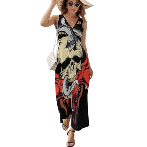 Robe d'été légère sans manches pour rester fraîche à la plage
