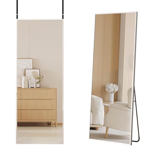 Antok 119x34 cm Wandspiegel Ganzkörperspiegel - Rechteckiger Spiegel Hängespiegel mit HD Glas und...