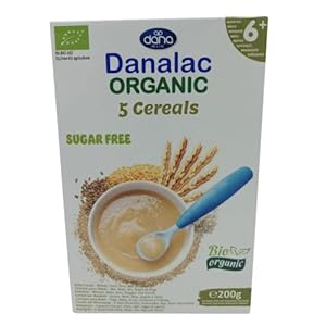 Danalac Ecologische kindergranen zonder suiker Pakje babygraan 1 – 200 g (5 granen)