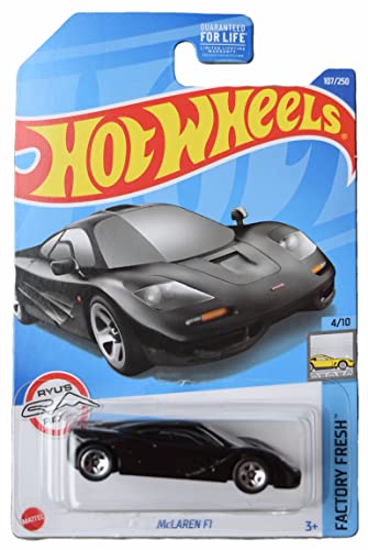 Hot Wheels McLaren F1 1:64 Negro miniatura 1