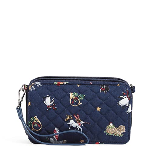 Image of Vera Bradley Women's Cotton All in One Crossbody Purse With RFID Protection