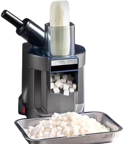 Commercial Vegetable Dicer & Chopper, 100W Electric Food Processor, Automatic Onion & Potato Slicer, Non-Slip Base, Easy Clean, A/B Series - Your Perfect Kitchen Companion!