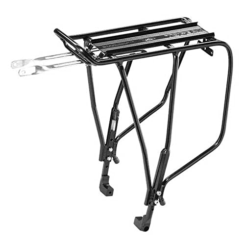 Topeak Uni Super Tourist Disc 2.0 Gepäckträger kompatibel mit den meisten Mountainbikes mit 24“ bis 29“ Reifen sowie 700C Trekkingrädern, 15100106, Schwarz