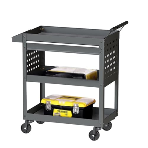 Carrito de herramientas rodante con cajón y ruedas para el hogar, oficina, garaje y almacenamiento de cocina