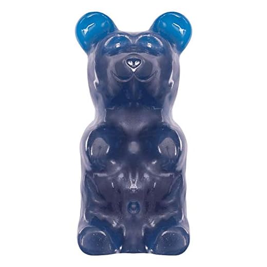 World's Largest Gummy Bear, Approx 5-pounds Giant Gummy Bear - Blue Raspberry