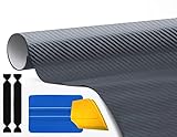 3M 1080 Carbon Fibre Anthracite Air-Release Vinyl Wrap Roll Including Toolkit (1ft x 5ft)