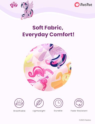 My Little Pony Girls Dress, Unicorn & Rainbow Print Sleeveless Casual Style Summer Sundress, Party & Playdate Outfit A-Line4