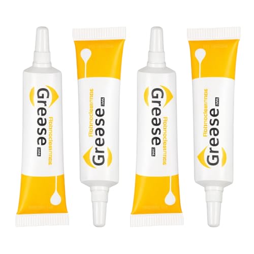 4 piezas de grasa para engranajes de impresora 3D, grasa lubricante para guías deslizantes, eje óptico, compatible con Bambu lab A1 X1 X1C P1P P1S a1Mini/Kobra 2 /kobra3/kobra s1/H2/Ender 3 V3 KE