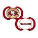 Baby Fanatic 2 Piece Team Colors Pacifier, San Francisco 49ers
