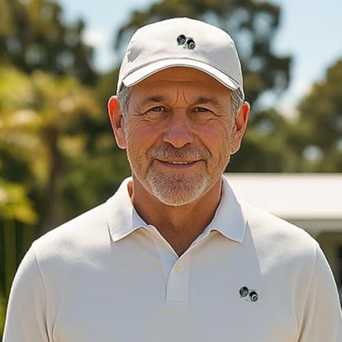 G5 APPAREL Premium White Bowls Logo Baseball Cap - One Size Adjustable Hat - Sports, Golf, Lawn Bowling - Image 3