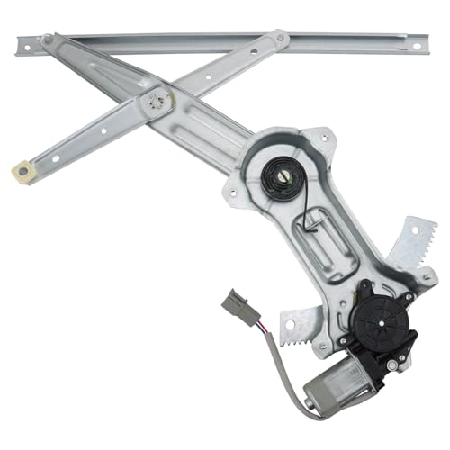 Image of TRQ Front Driver Side Power Window Motor and Regulator Assembly Power Compatible with 1994-2004 Ford Mustang