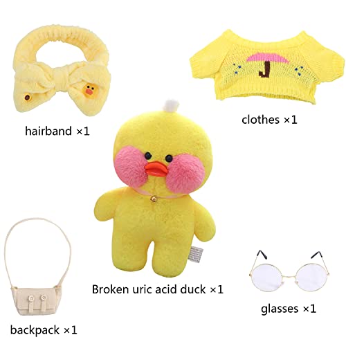 Yellow Duck Stuffed Animal Toy, Soft Duck Plush Doll Duck Gift For Kids Girls Decoration Diy Plush Stuffed Toy With Cute Costume, 30Cm/12 Inch… #TOP2