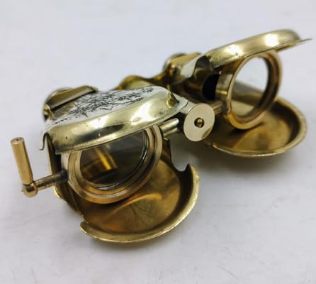 Binocolo aperto binocolo d'ottone nautico di stile binoculare della falda per scopo del regalo