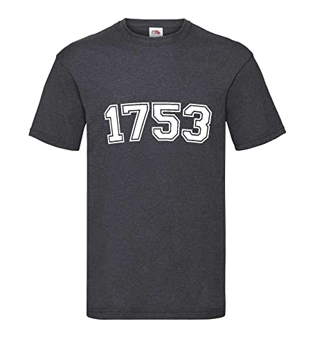 T-shirt pour homme gris foncé XXXL col rond vêtements grande taille