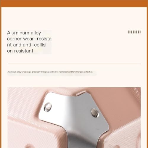 PANKERS Travel Suitcase Fashionable Retro Anti-Collision Trolley Case with Zipper Charging Port Travel Password Box for Men and Women Trolley Case, Black2