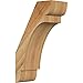 Ekena Millwork BRC06X12X20OLY00RWR 6"W x 12"D x 20"H Olympic Rough Sawn Knee Brace, Western Red Cedar