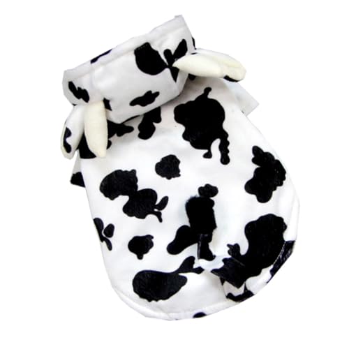 Disfraz para perro con diseño de vaca tamaño L