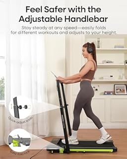 Walking Pad Treadmill with Incline and Handle Bar 3.0HP Under Desk Walking Treadmill with Adjustable Handlebar Compact Treadmill with Magnetic Remote Control for Home Office,300LBS Capacity