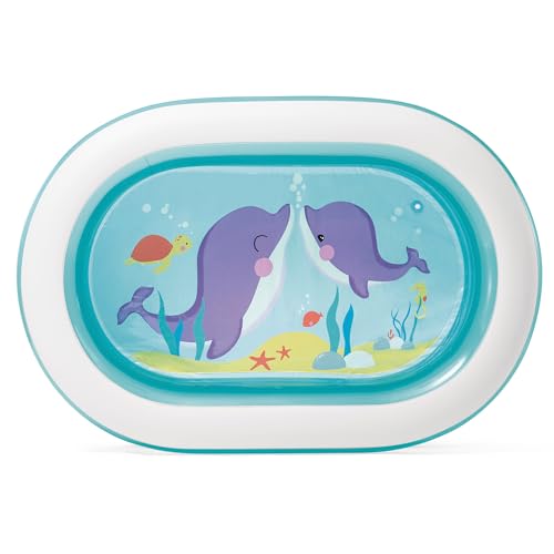 Intex 57482NP - Planschbecken Oval Whale (Modell Sortiment), Blau, 163 cm l x 107 cm w x 46 cm h