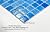 Tenedos Capri Blue 1.5" Square Recycled Glass Tile, Box of 10 Sheets (10 Sq.Ft), for Kitchen Backsplash, Bathroom Walls, Shower, Pool, and Accent Wall