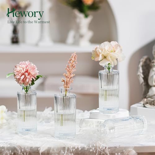 Vase a fleurs en verre pour centre de table et decoration de salon - 5