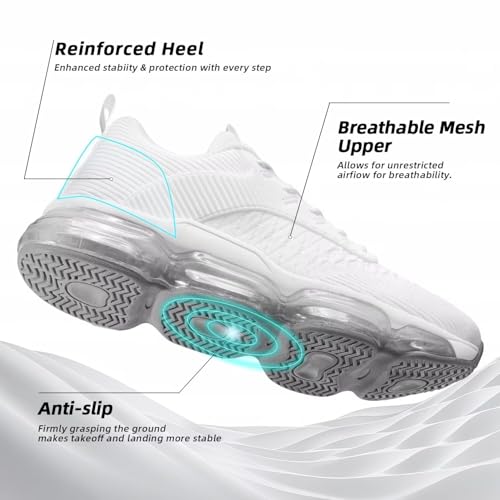 Image of Mens Running Shoes Air Low Top Comfort Walking Lace Up Sneakers Breathable Fashion Tennis Sport Gym Fitness Cross Trainers