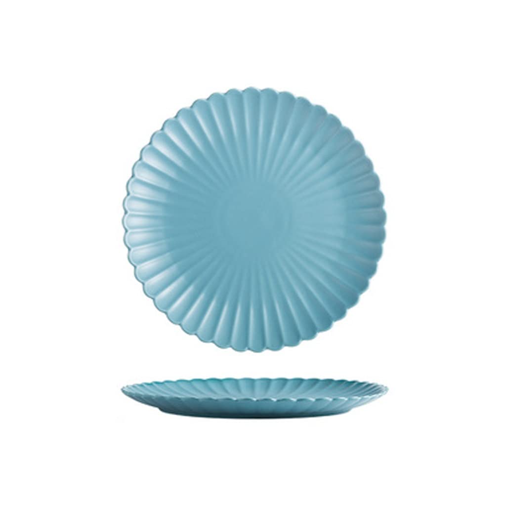 WOTZOV Salad Bowl 2-Pack Serving Plates Household Serving Plates Ceramic Serving Plates Cake Plates For Salads, Noodles, Steaks Kitchen Supplies，D Small