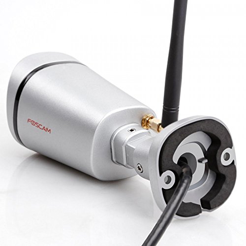 Foscam FI9800P - Cámara IP de vigilancia para Exterior, función p2p, 1 MP, 720p, WiFi, h264, Seguridad para el hogar