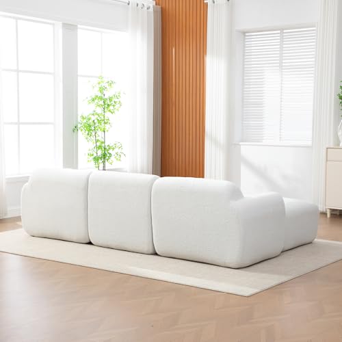 Sofá modular de chenilla sin montaje con espuma 30D de alta densidad para máxima comodidad 5
