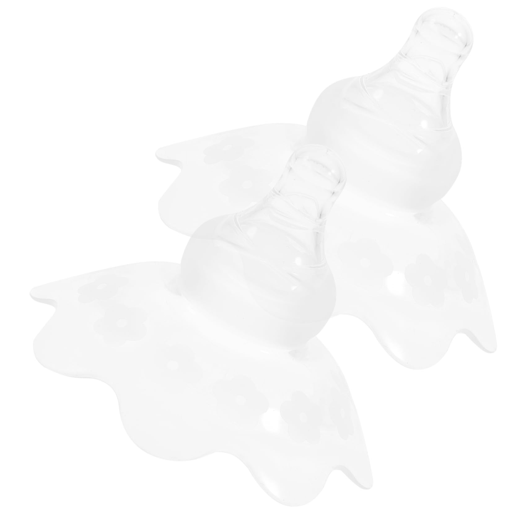HANABASS 2Pcs Silicone Breastfeeding Protector Nursing Supplies for Comfortable Feeding Easy to Clean Prevents Biting for Lactating Mothers