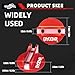 1 Pack Universal Magnetic Pinch Weld Jack Pad, Aluminum Grooved Adapter & Frame Rail Protector for All Cars(red)