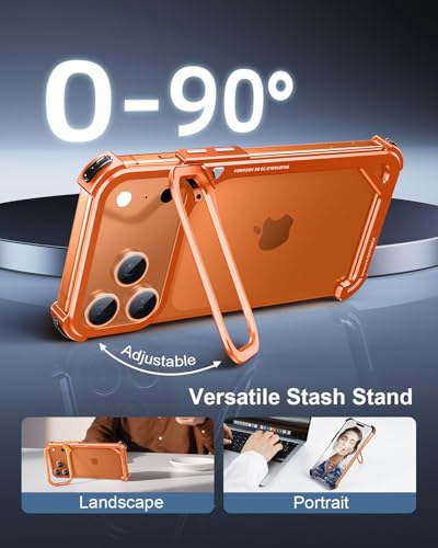 Image of 9 Shaped Minimalism Design Compatible with iPhone 17 Pro with Excellent Heat Dissipation | Seamless Wireless Charging Ultra Light | Super Slim Metal - Silver
