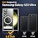 SPIDERCASE Magnetic for Samsung Galaxy S23 Ultra Case, [3 Stand Ways][ Military Grade Drop Protection] with Invisible Stand Shockproof Slim Case for Samsung S23 Ultra 6.8