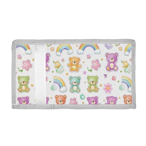 ALAZA Kids Wallets for Boys Girls Toddler Trifold Wallet Children Small Cartoon Animals with Zipper Coin Pocket2