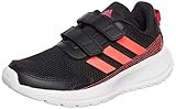 Correa de velcro adidas Tensaur Run, Sneaker, Core Black Solar Red Grey, 35 EU