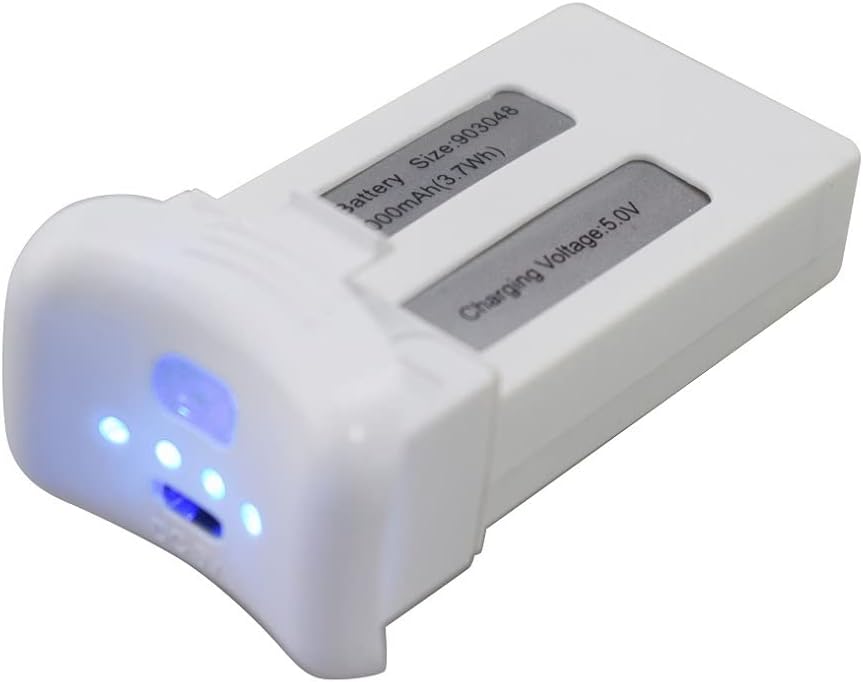 1PCS 3.7V 1000mAh Lithium Battery for SJRC S20W T25 Four-axis Drone Spare Parts Remote Control Drone White Battery