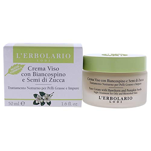 Face Cream With Hawthorn And Pumpkin Seeds By Lerbolario For Unisex - 1.6 Oz Cream #TOP13