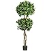Nearly Natural 5248 Eucalyptus Double Ball Topiary Silk Tree, 5.5-Feet, Green