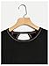 SOLY HUX Women's 2 Piece Summer Open Back Tops Criss Cross Cut Out Backless Tee Short Sleeve Casual T Shirt Black and White X-Small
