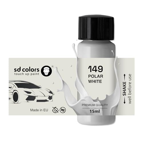 SD COLORS POLAR WHITE 149/9149 WEISS TOUCH UP PAINT PEN 15 ML (JUST PAINT)