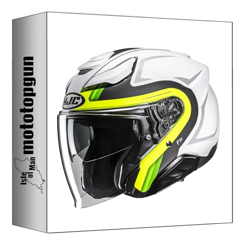 Casque jet HJC F31 Bask MC3HSF XS avec écran large anti-vent Mototopgun