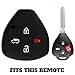 KeyGuardz Keyless Entry Remote Car Key Fob Outer Shell Cover Soft Rubber Protective Case for Toyota Scion HYQ12BBY
