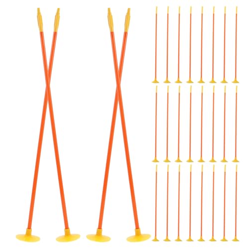 Flechas de ventosa para práctica con punta de goma, juego de 40 unidades con tubo de almacenaje