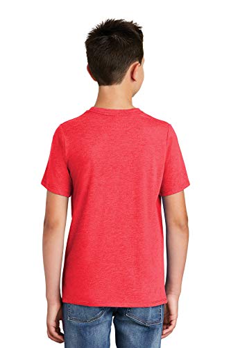 District Youth Perfect Tri ® Tee. DT130Y L Red Frost3