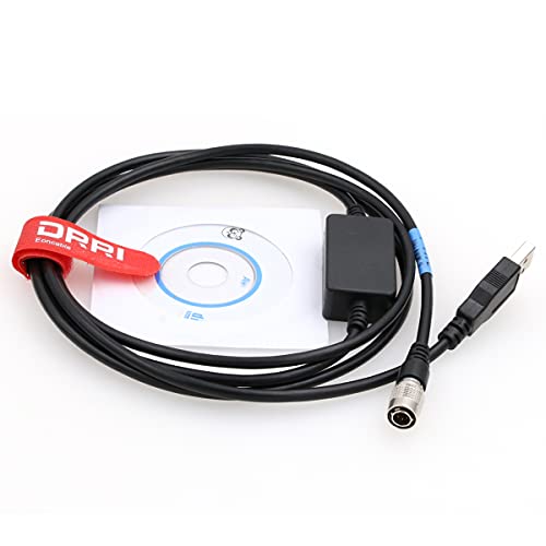 DRRI USB Download Data Cable for TOP-CON SOKKIA South Total Station fit for win7 win8 win10, Black, 1.8 meters - Image 2