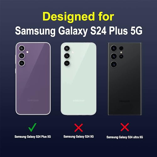 Image of amazon basics Back Case Cover for Samsung Galaxy S24 Plus 5G | Compatible for Samsung Galaxy S24 Plus 5G Back Cover | Liquid Silicon Magic Case with Camera Protection | Sapphire