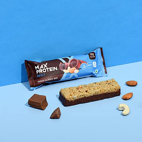 RiteBite Max Protein Work Out Choco Classic High Bar - Pack of 6 6X3 Blue