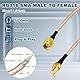 BINGFU SMA Kabel SMA-Buchse auf SMA-Stecker RG316 Antennenverlängerungs-Koaxialkabel 30cm (2 Stück) für 4G LTE-Mobilfunkrouter Gateway-Modem Amateurfunk SDR USB-Dongle-Empfänger