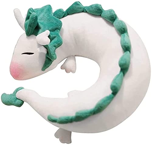 Cute Little Dragón Blanco almohada almohada cervical animación japonesa Chihiro
